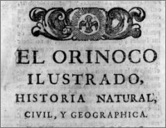El Orinoco ilustrado, 1741